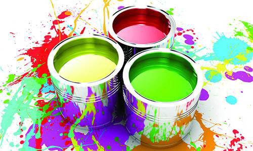 （图：防火涂料展示图）