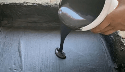 (图:防水涂料应用展示图)